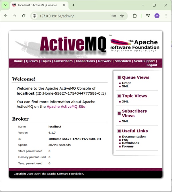 admin console