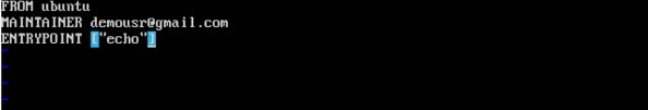 ENTRYPOINT
