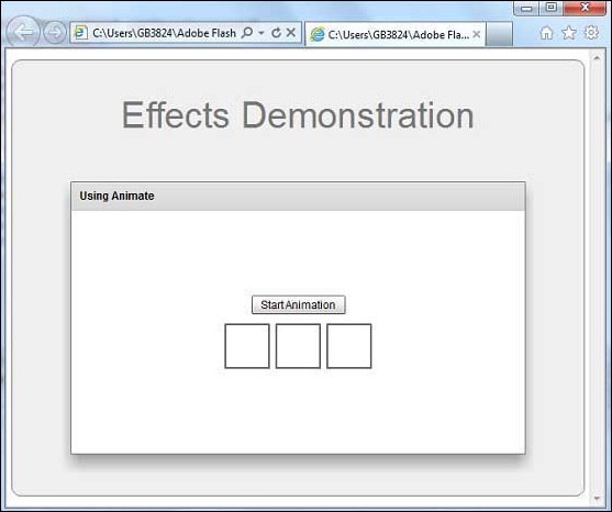 Flex Animate Effect