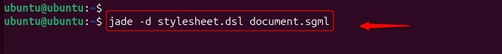 Basic Usage of Jade Command